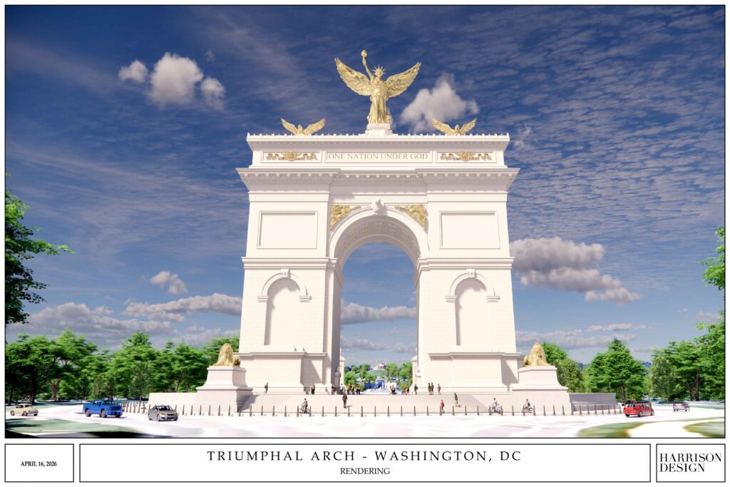 Trump Administration Reveals Designs for 250-Foot ‘Triumphal Arch’ Triumphal Arch